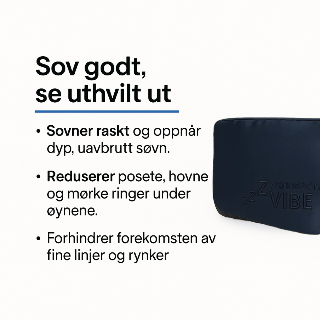 Sovemaske midnattsblå - 100 % mulberry silke - 100 % lystett
