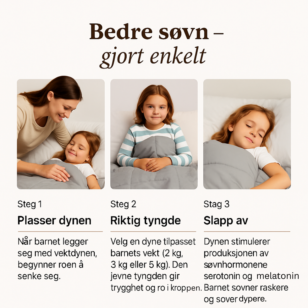 Den beste vektdynen for barn