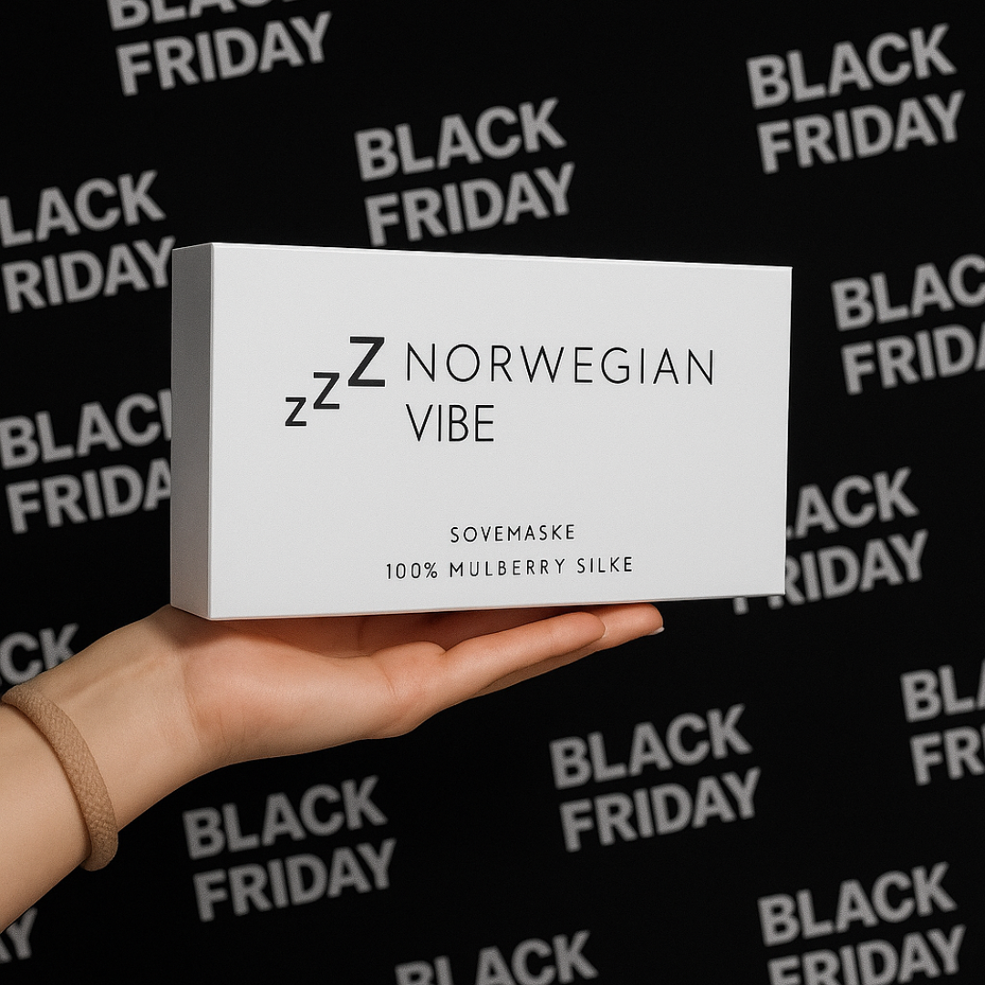 Norwegian Vibe Sovemaske PureSilk™ | 100% Mulberry Silke