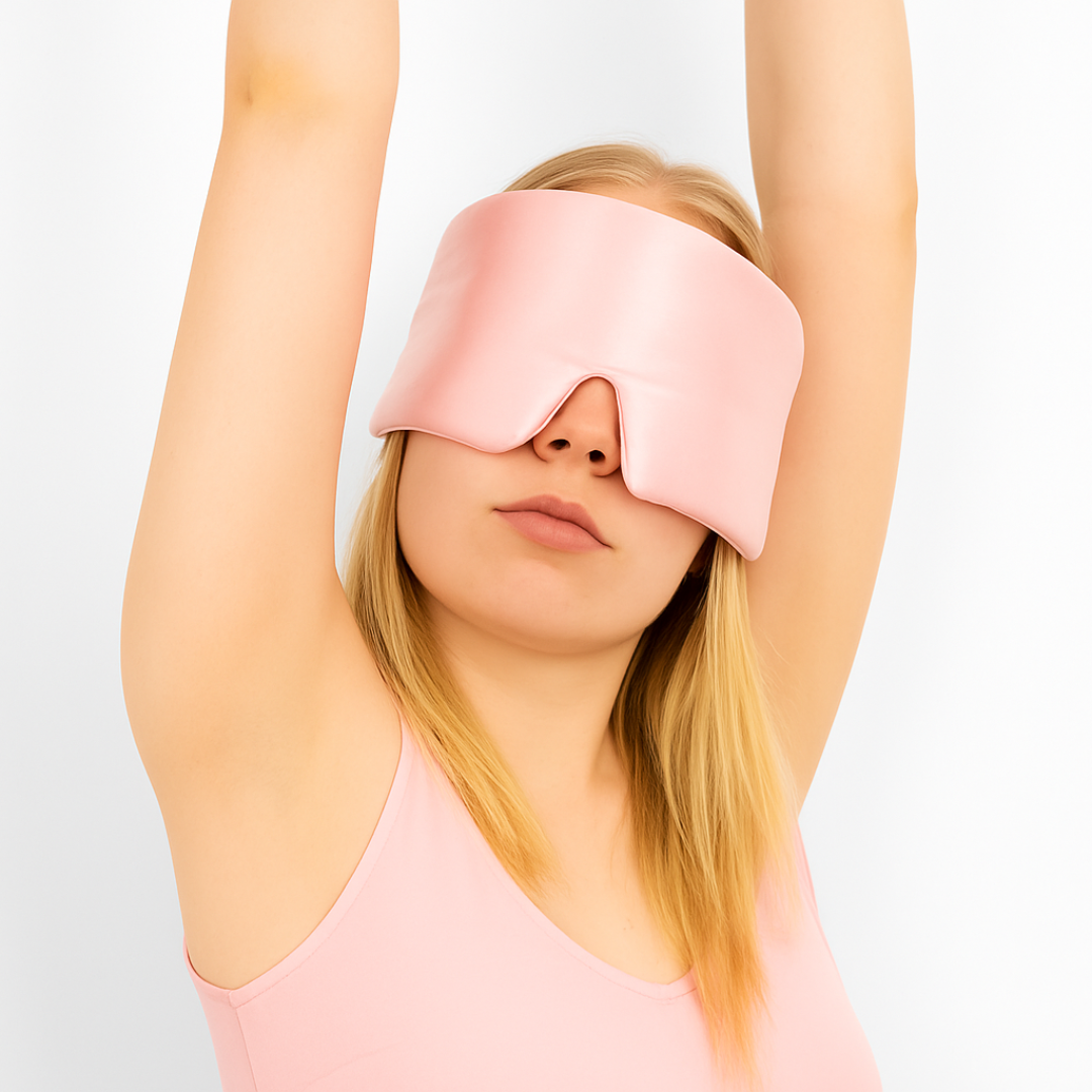 Sovemaske fra Norwegian Vibe i rosa