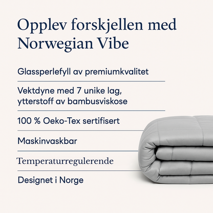 Vektdyne voksen brukt på dagtid – gir ro og bedre konsentrasjon for voksne med ADHD